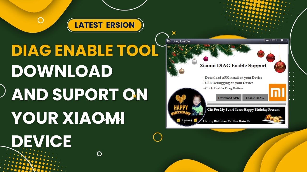Diag enable tool