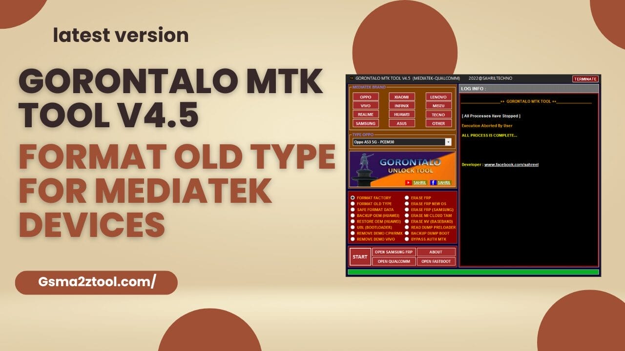 Gorontalo mtk tool v4. 5 (mediatek-qualcomm)