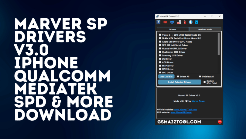 Marver SP Drivers V3.0 Tool Latest Version Free Download