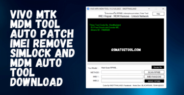 Vivo mtk mdm tool auto patch imei remove simlock and mdm auto tool