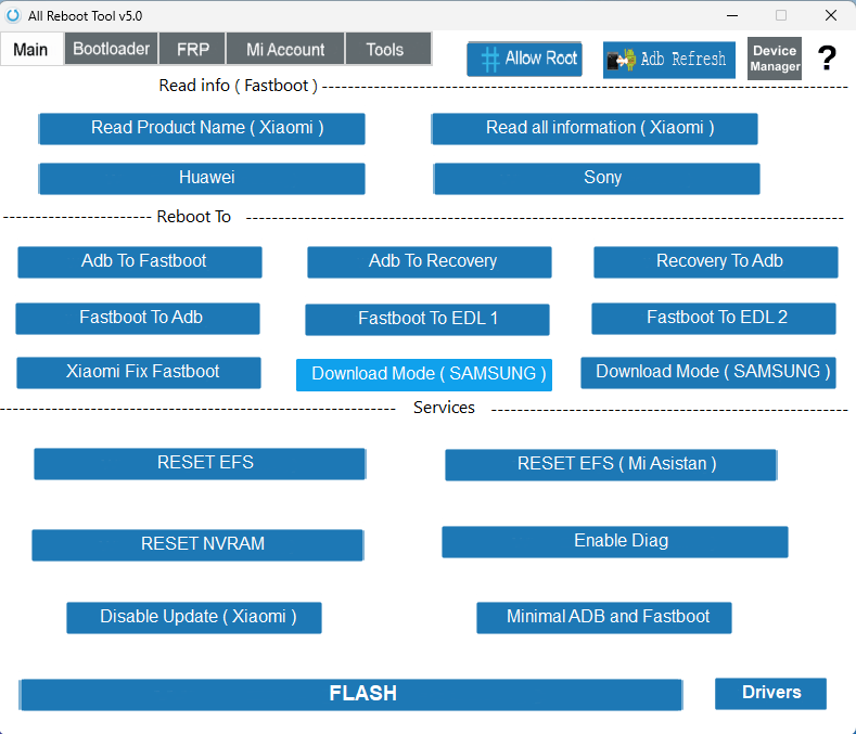 All reboot tool v5. 0 latest update tool free download