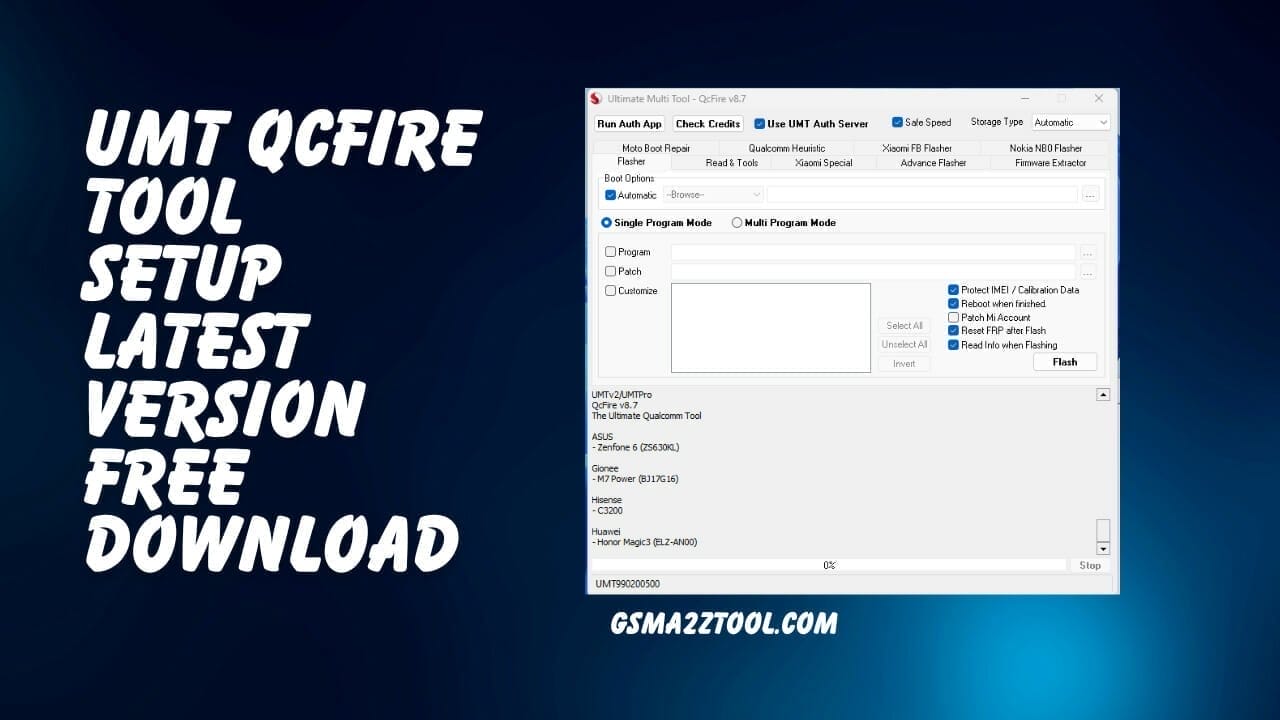 UMT QCFire Tool Setup Latest Version Free Download