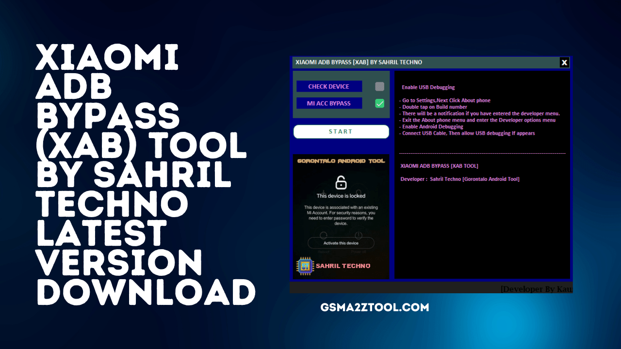 Xiaomi ADB Bypass (XAB) By Sahril Techno Download