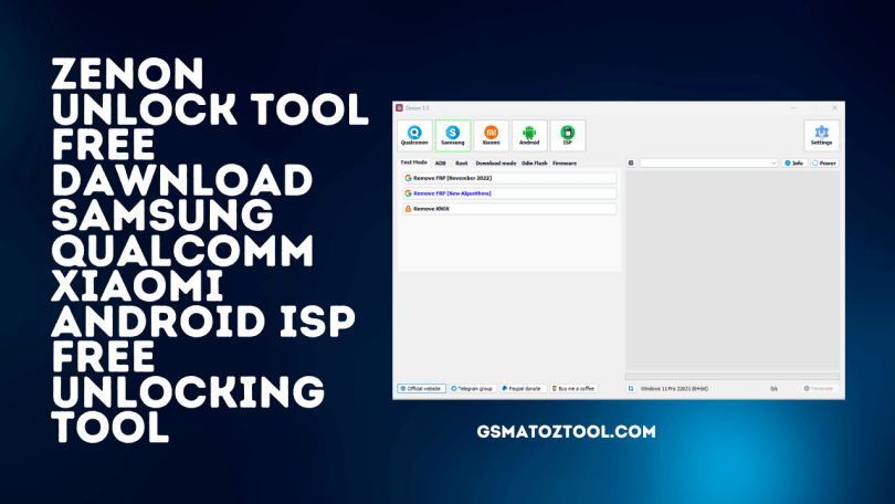 Zenon Unlock Tool V2.4 FRP Done In Single Click Tool Zenon Unlock Tool V2.4 FRP Done In Single Click Tool