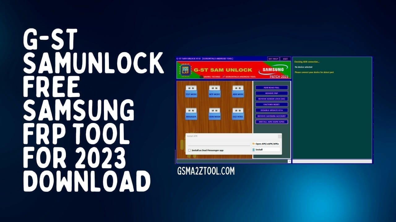 G-st samunlock tool v7. 0 by gorontalo android tool download G-st samunlock tool v7. 0 by gorontalo android tool download