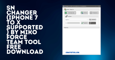 Iphone sn changer v1. 0 by miko-force team tool
