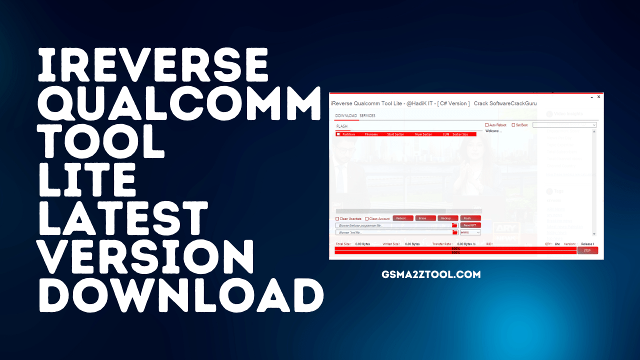 Ireverse qualcomm tool lite v1. 2