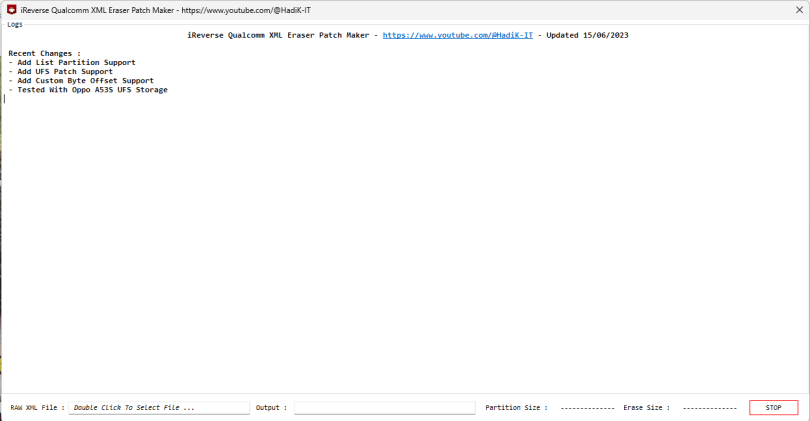 iReverse Qualcomm XML Eraser Patch Maker