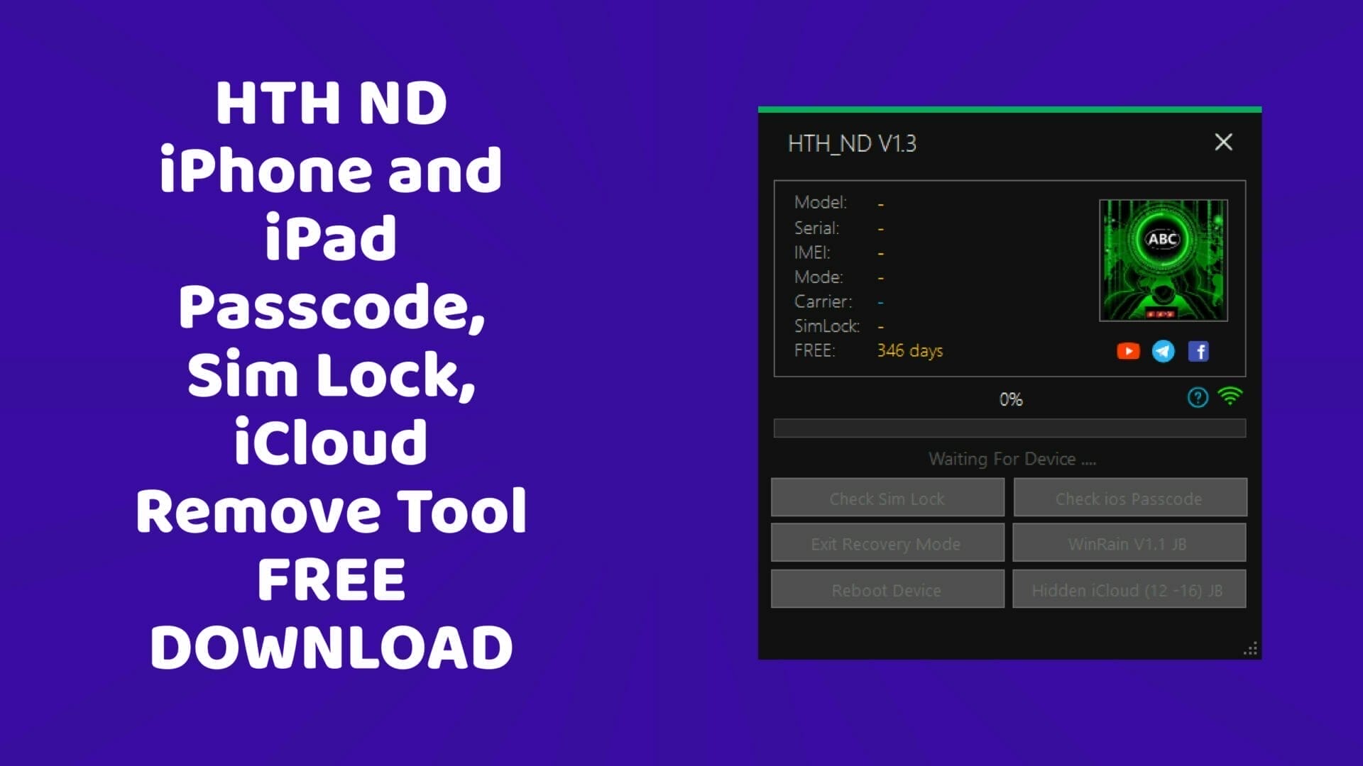 Hth nd ramdisk tool free icloud remove tool download