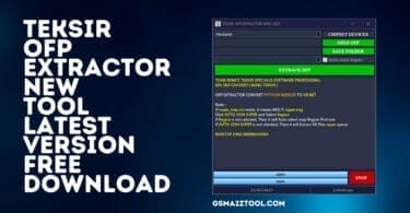 Teksir ofp extractor new tool latest version free download