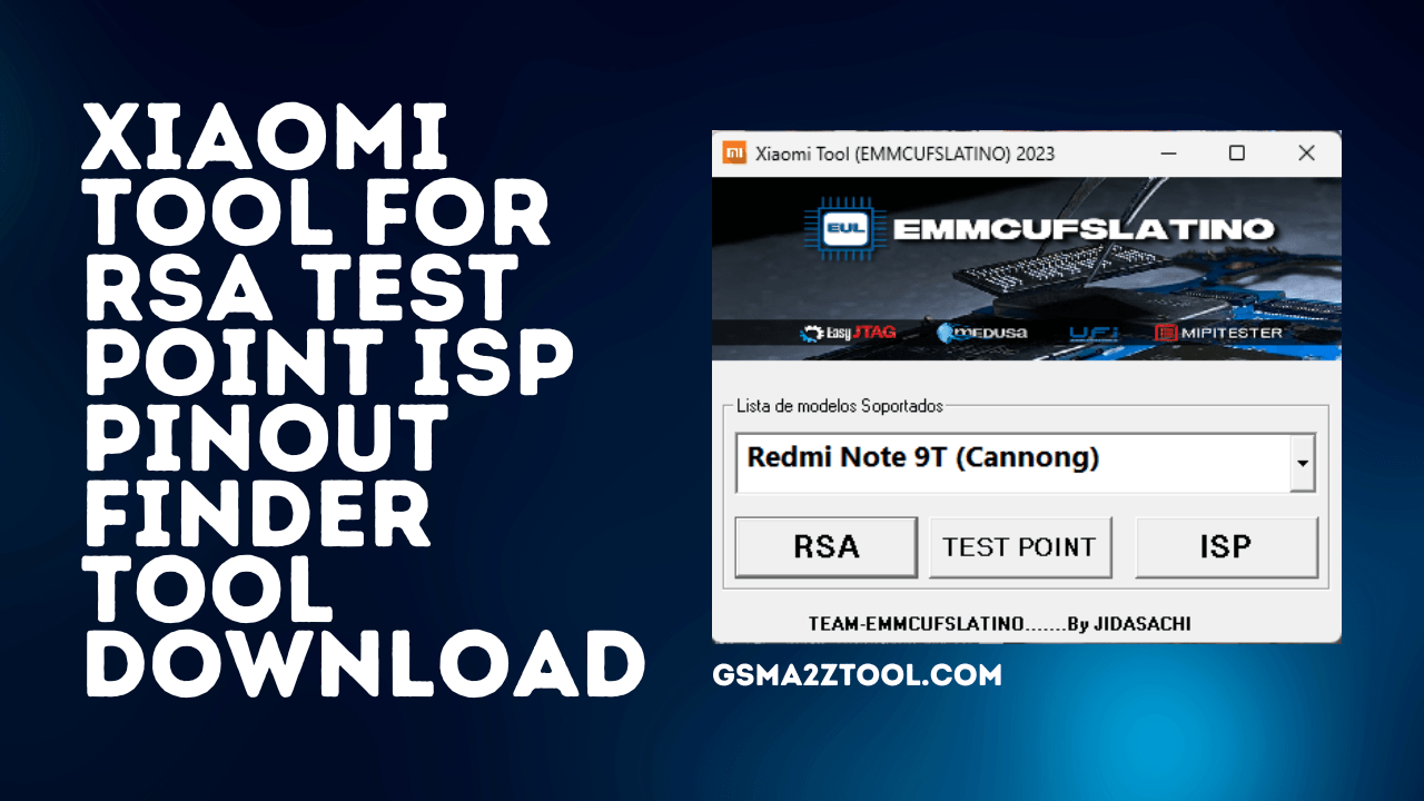 Xiaomi tool for rsa test point isp pinout finder