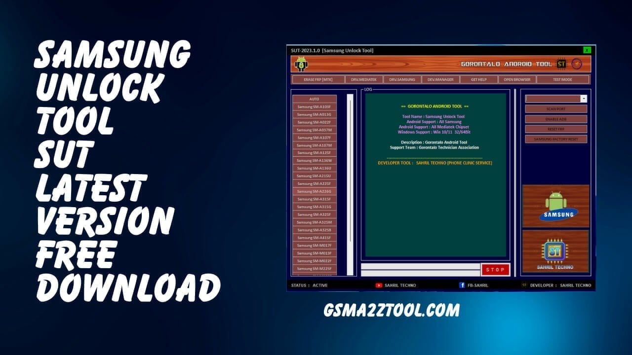 Samsung Unlock Tool SUT 2023.1.0 Latest Version Download