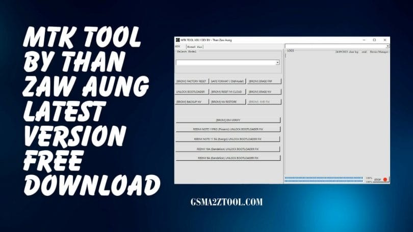 MTK Tool V001 By Than Zaw Aung Free Download
