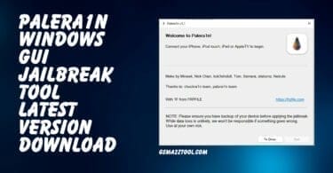 Palera1n 1. 1 windows gui jailbreak tool latest version download