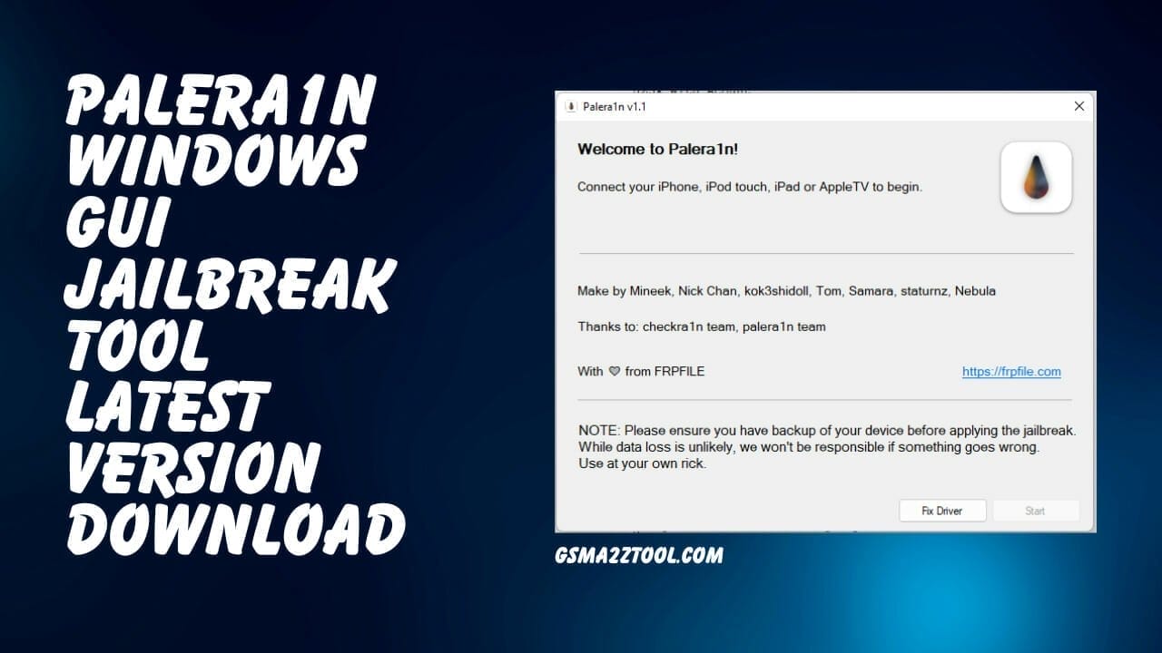 Palera1n 1. 1 windows gui jailbreak tool latest version free download Palera1n 1. 1 windows gui jailbreak tool latest version free download