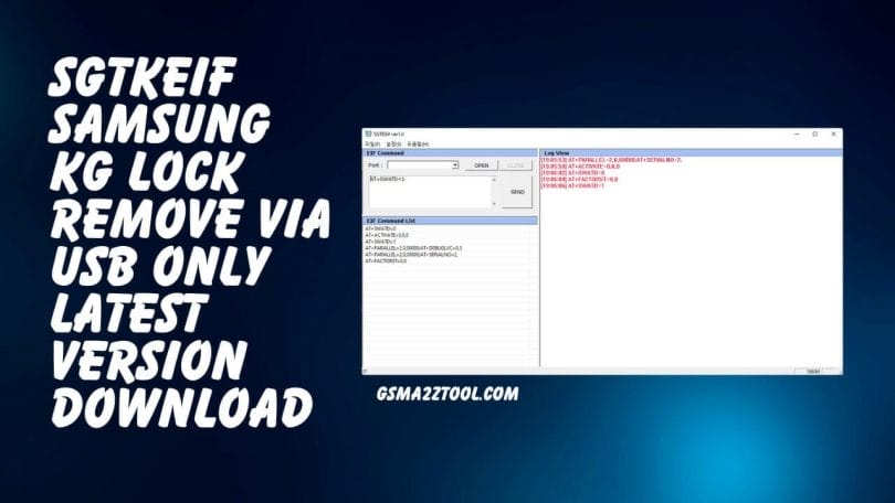SGTKEif Samsung KG Lock Remove Tool Free Download