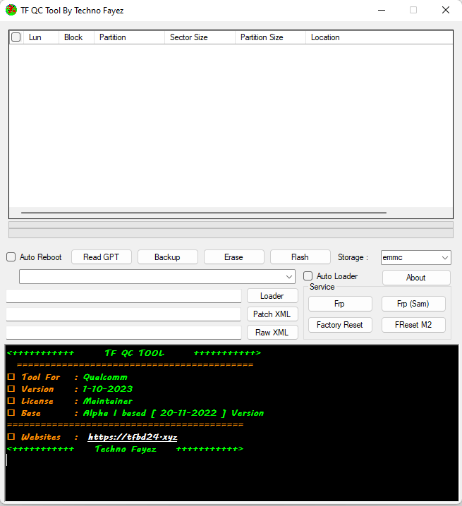 Tf qualcomm tool by techno fayez