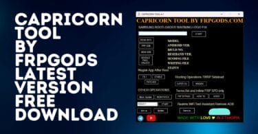 Capricorn tool 4. 1 by frpgods latest free tool download