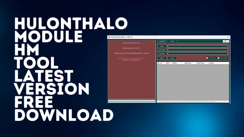 HULONTHALO Module (HM V1.0) New Tool Latest Free Download