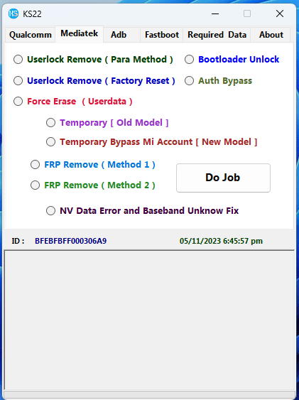 Ks22 tool for qualcomm mtk unlock tool 2023