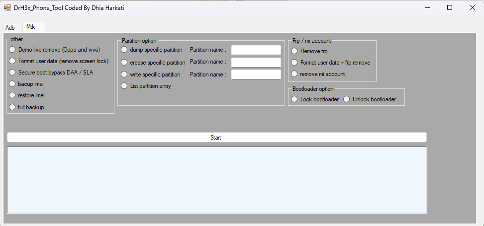 Drh3x phone tool