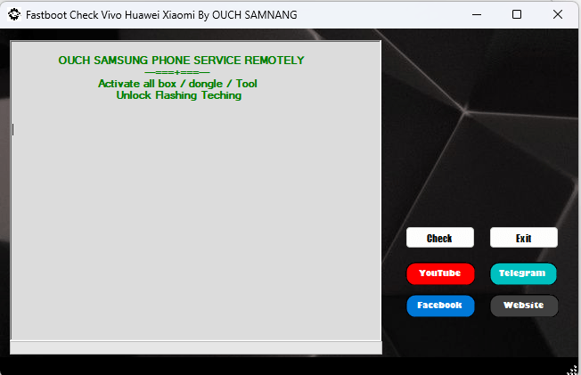 Fastboot Check Vivo Huawei Xiaomi By OUCH SAMSUNG