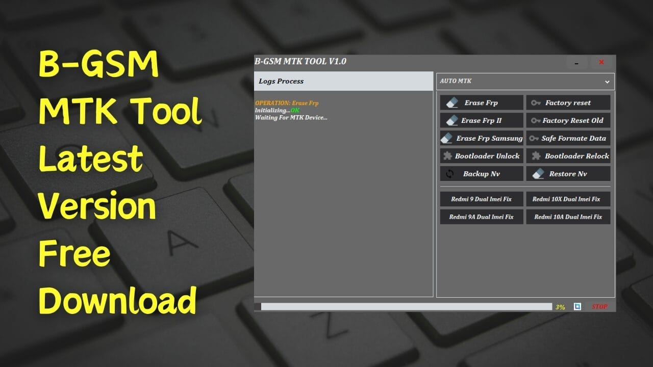 B-gsm mtk tool v1. 0 latest version free download B-gsm mtk tool v1. 0 latest version free download