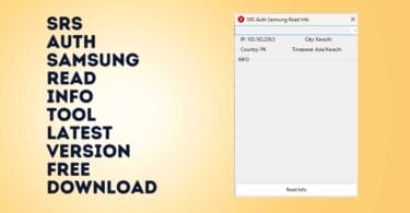 SRS Auth Samsung Read Info Tool Free Download