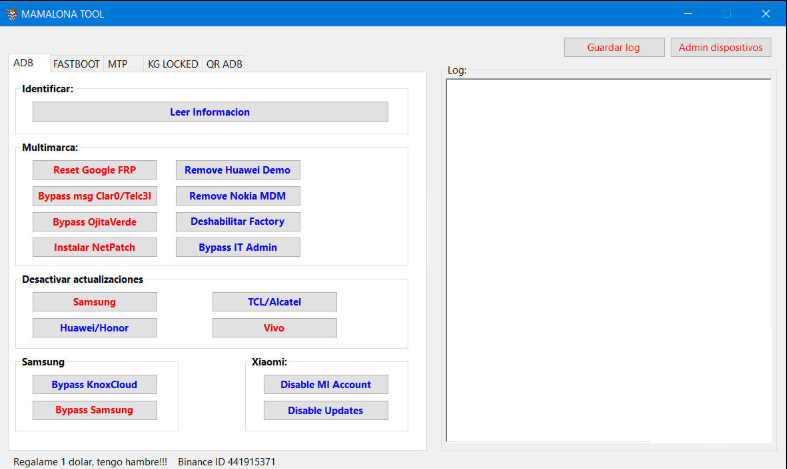 Mamalona Tool Unlocking And Frp Bypass Android Devices