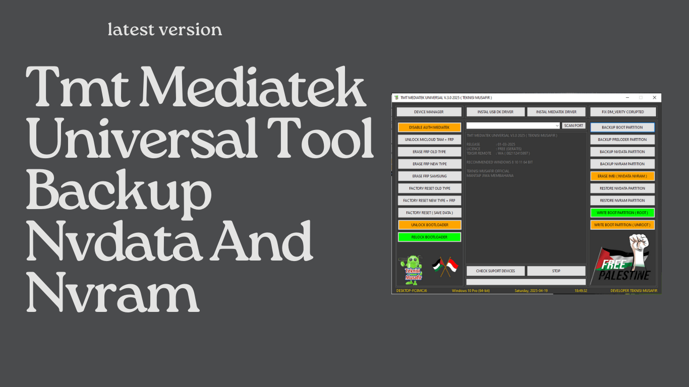 Tmt mediatek universal tool v3. 0 free latest version 1 Tmt mediatek universal tool