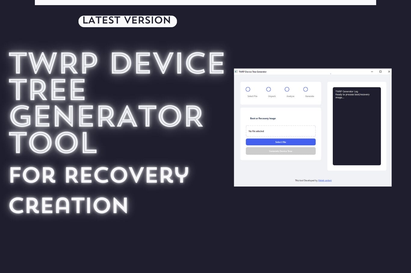 Twrp device tree generator tool