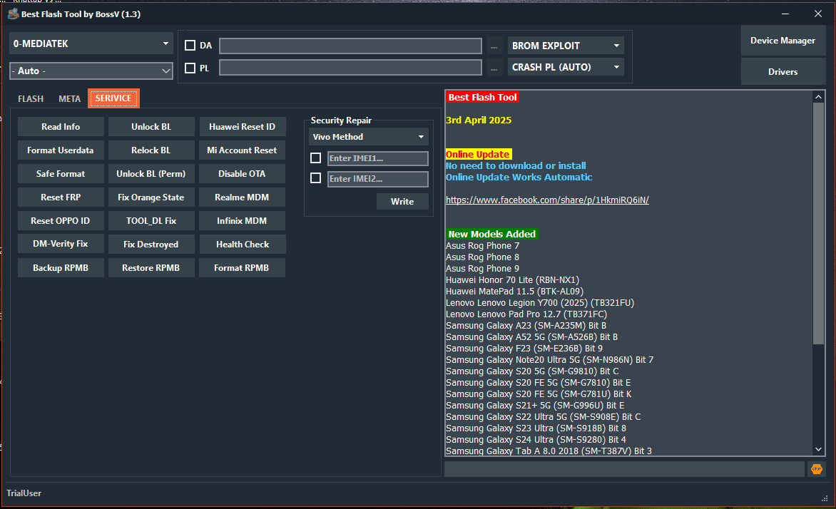 Best flash tool by bossv unlock bootloader with ease 3 Best flash tool by bossv