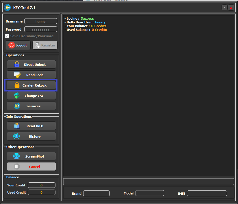 Key tool 7. 1