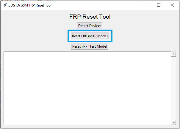 Josto-gsm frp reset tool