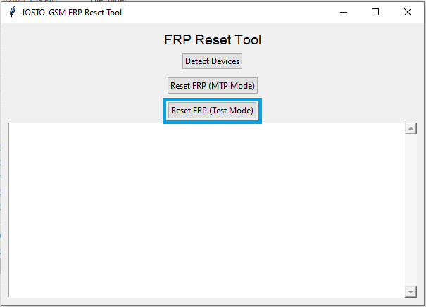 Josto gsm frp reset tool 3