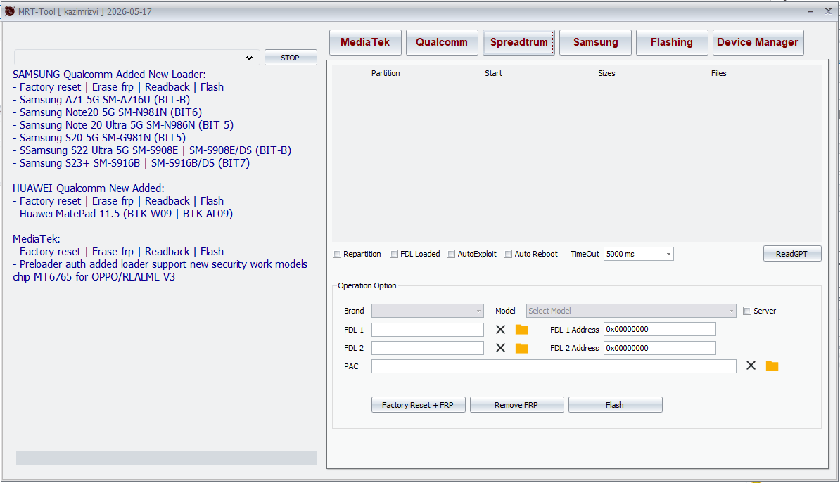 Mrt tool using factory reset your device 4 Mrt tool